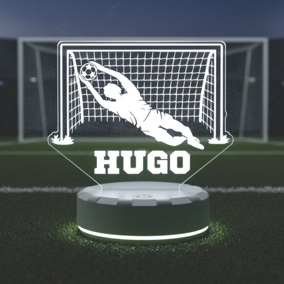 Personalized Soccer LED Lamp – Fun Night Light for Players - Picture 8 of 8